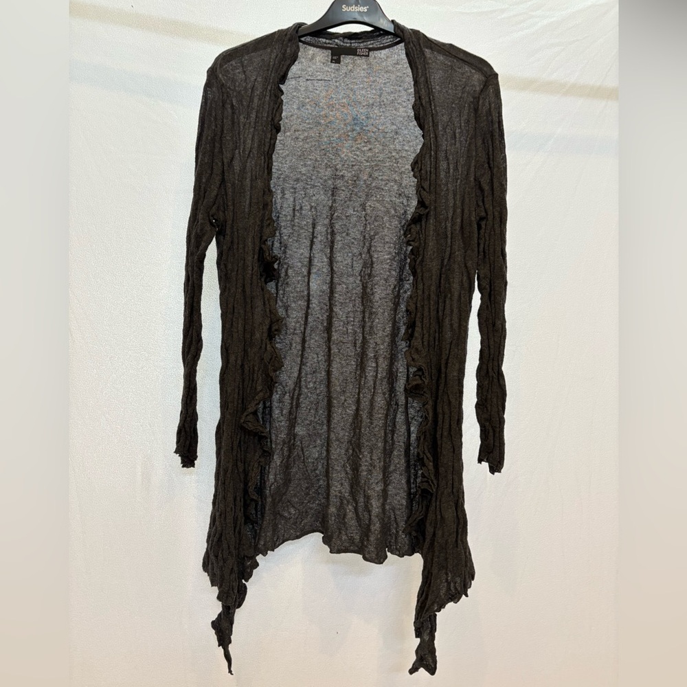 Eileen Disher Black Cardigan Sweater
